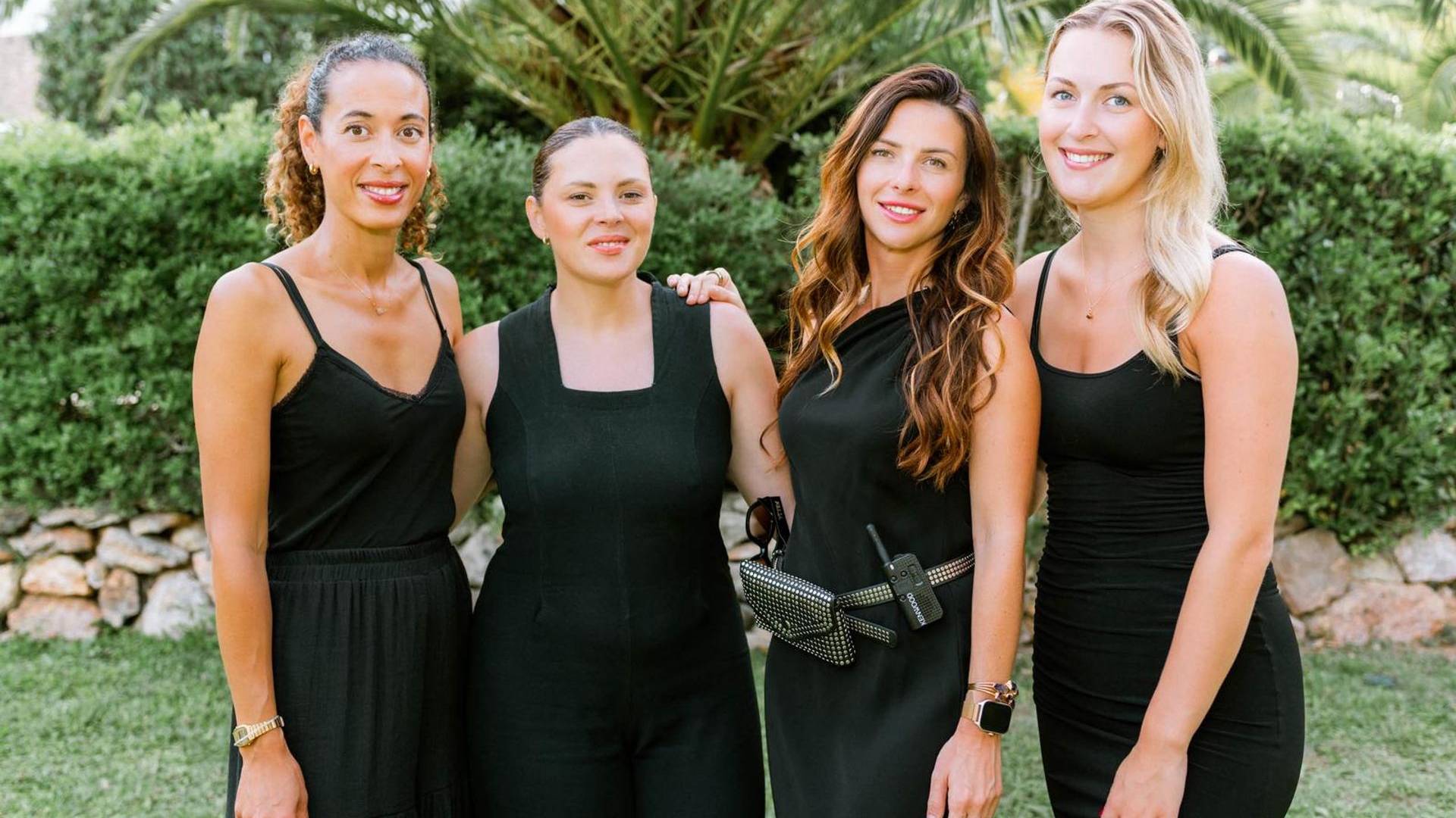 The Bliss team planning events in Ibiza