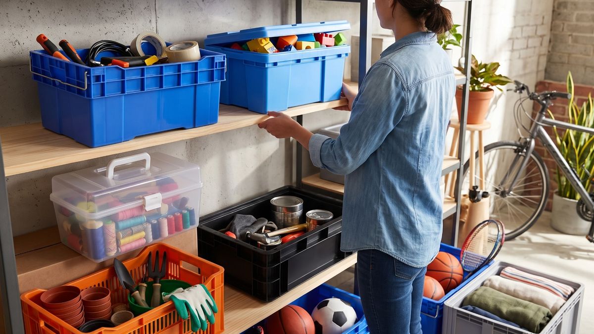 cajas de plástico organizadoras