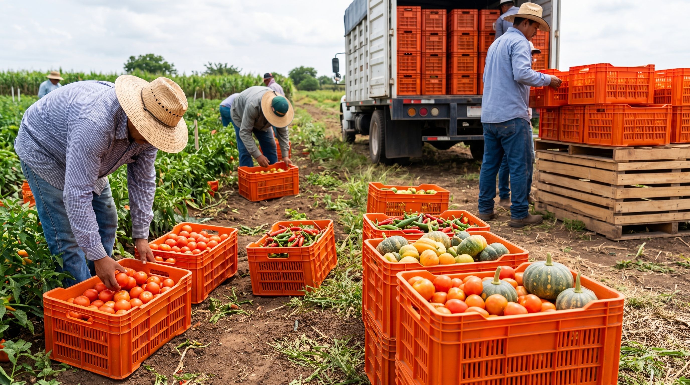 Cuidado de la cosecha: Cómo el contenedor plástico adecuado reduce mermas en campo y empaque