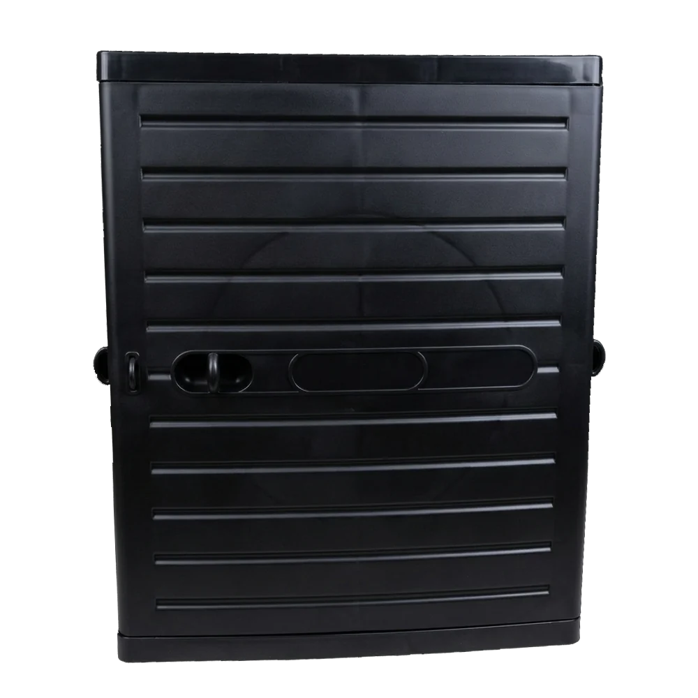 Locker con cajonera y broche metálico Negro