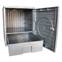 510173-10 · Locker Con Cajonera Gris — Interior