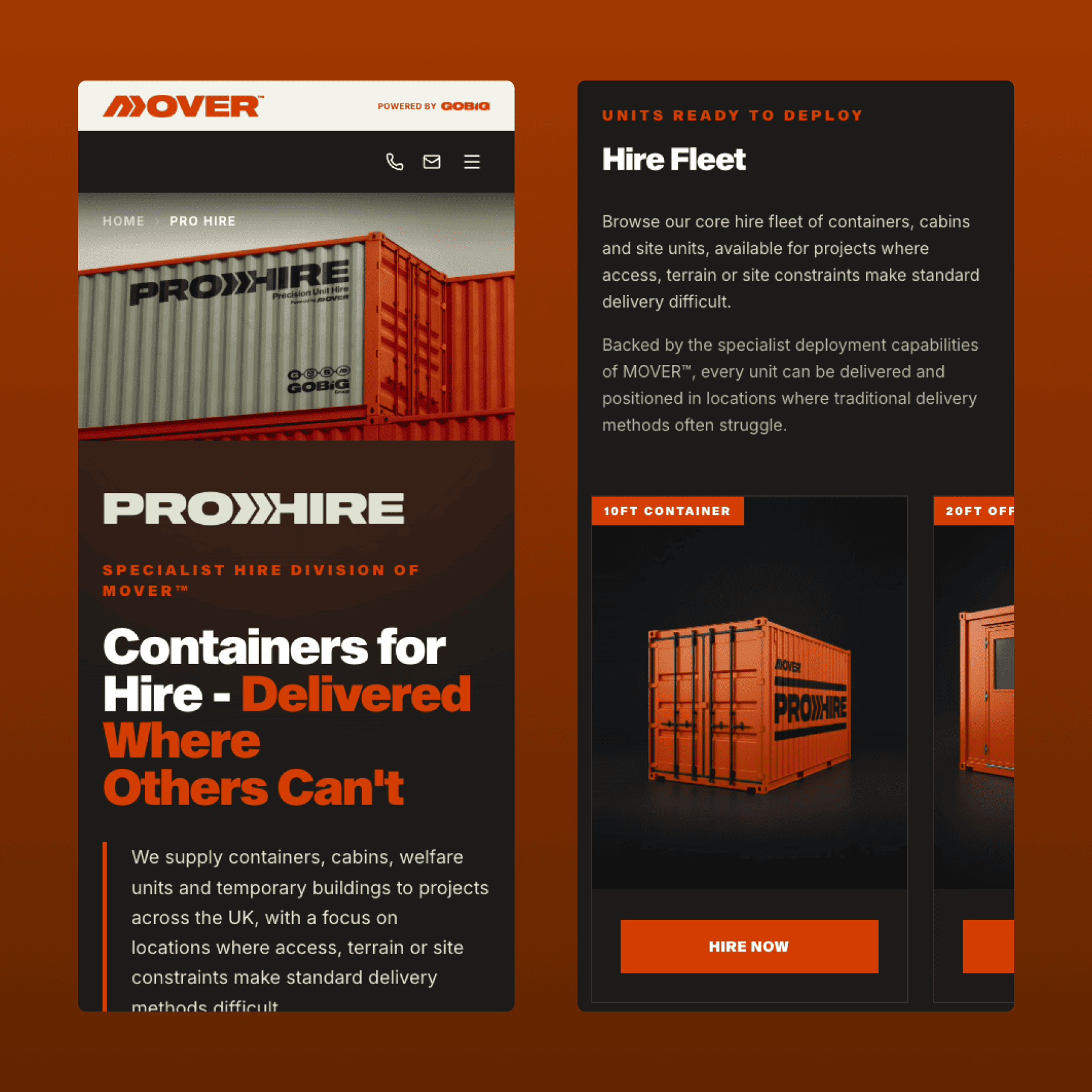 Website mobile version