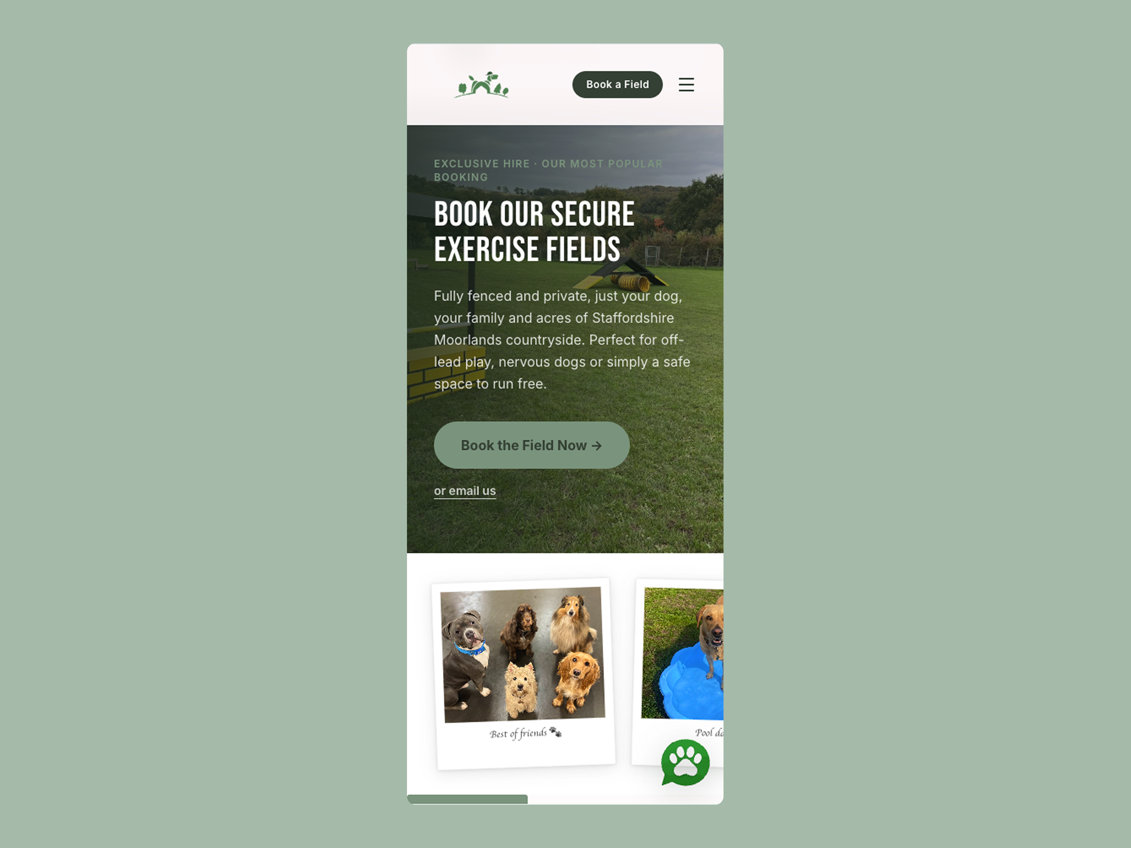 DoggyCool Daycare Mobile version
