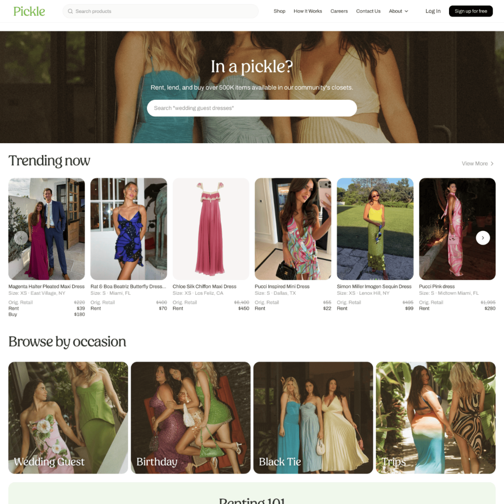 Shop-on-Pickle-Website