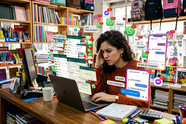 Negocio con pedidos desordenados en WhatsApp