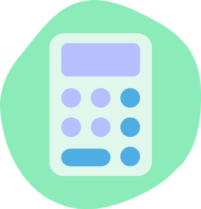 illustration of a calculator