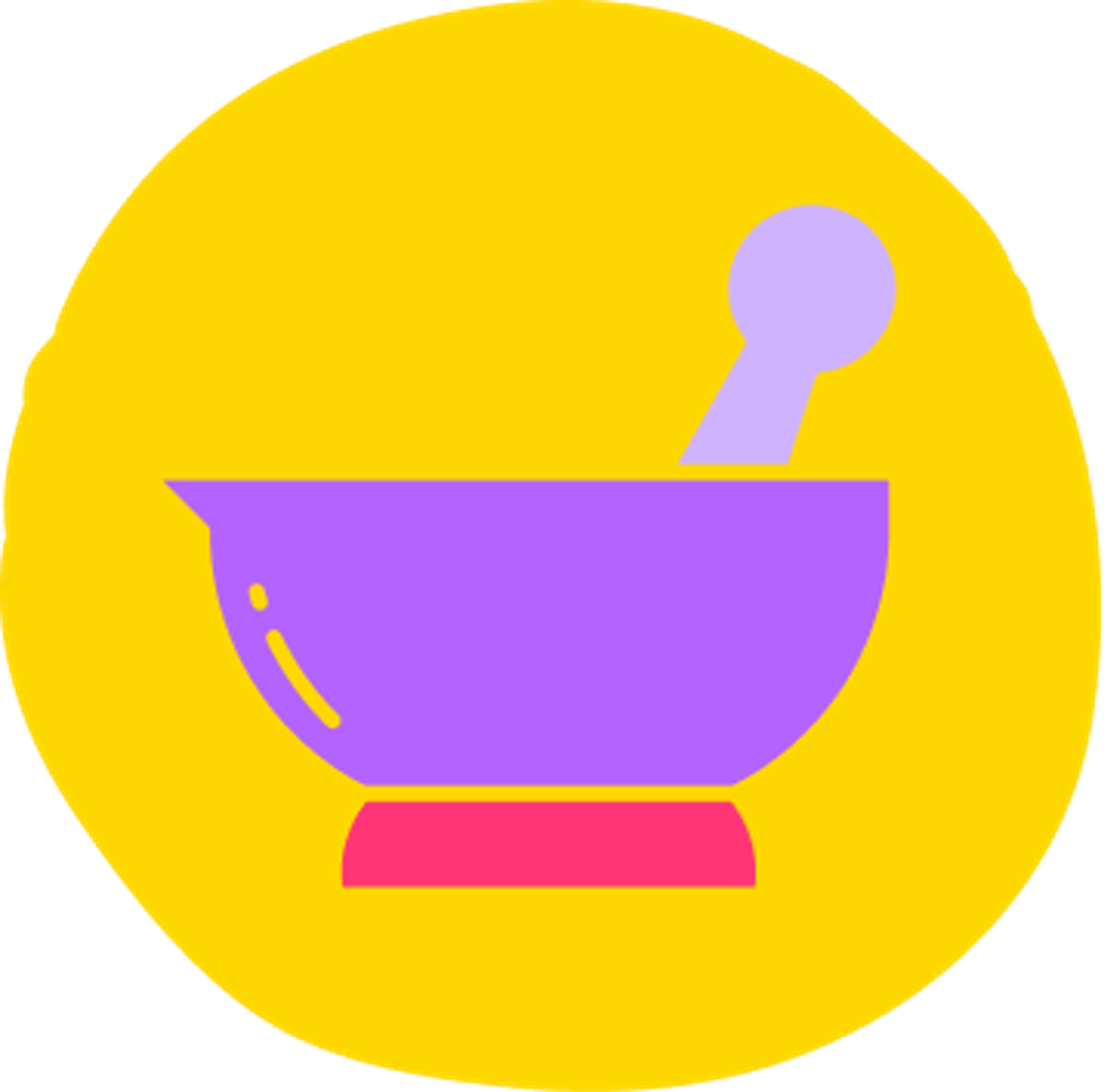 illustration of mortar and pestle