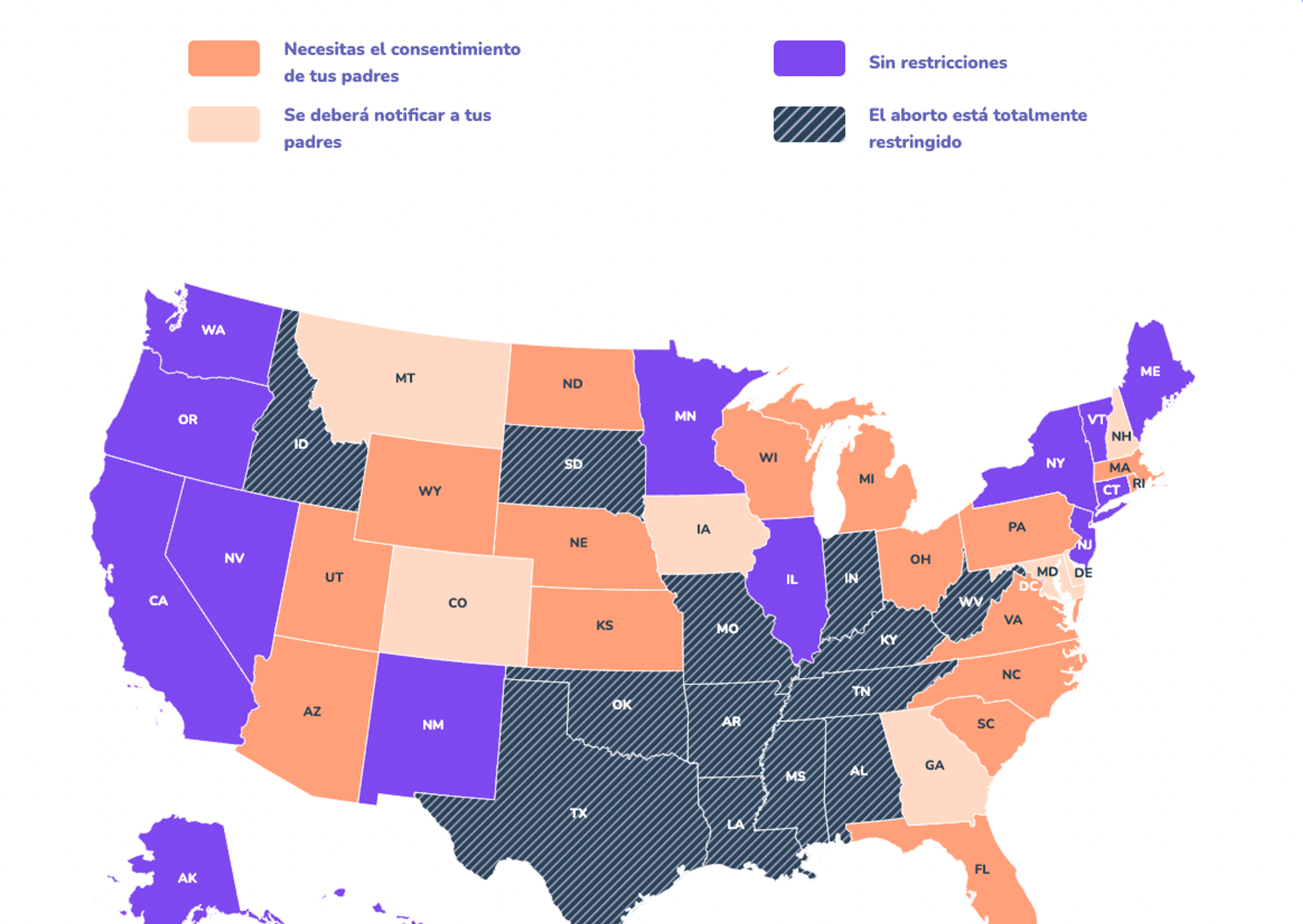 mapa de leyes para menores