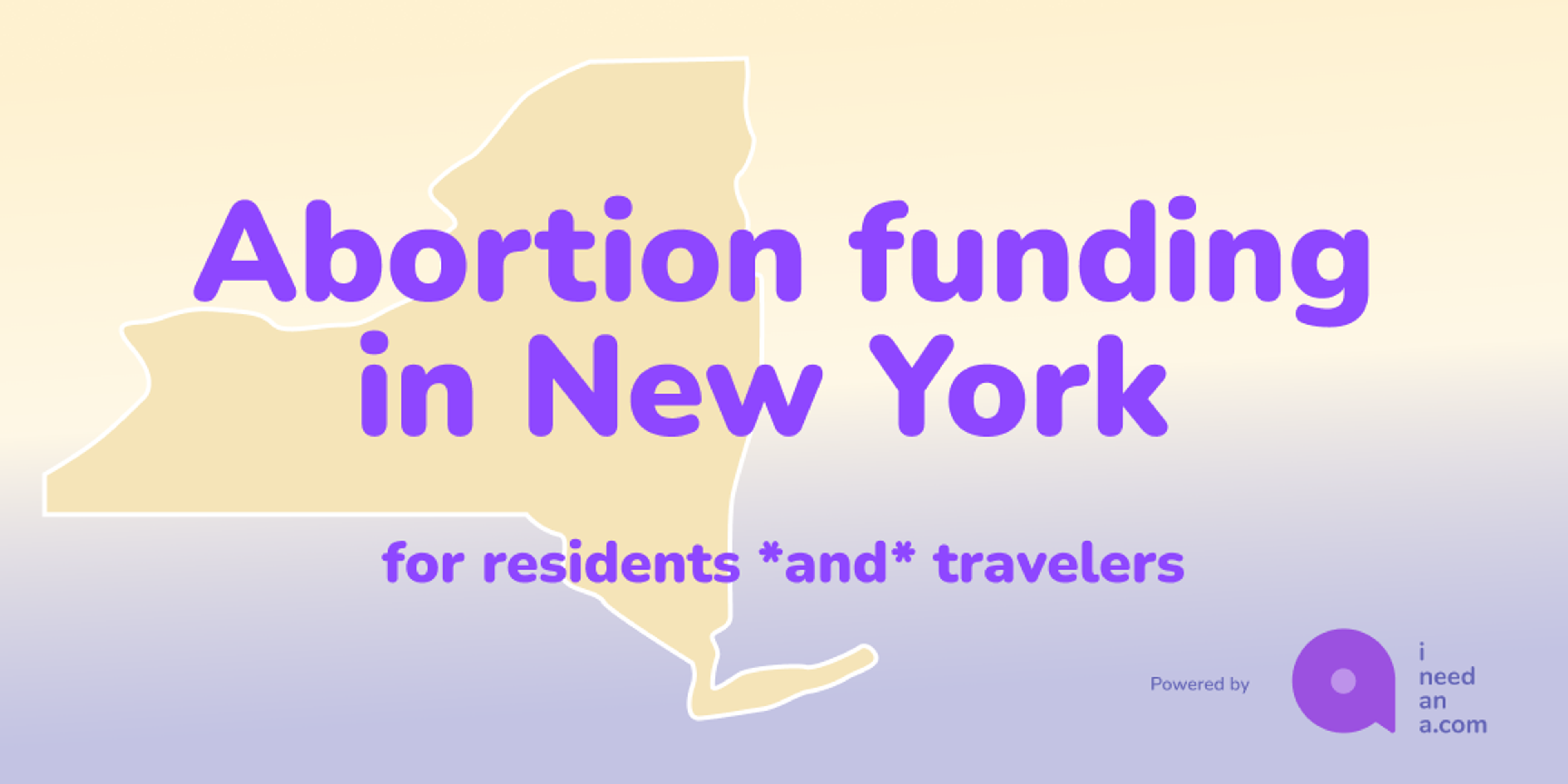 abortion funding in new york for residents and travelers