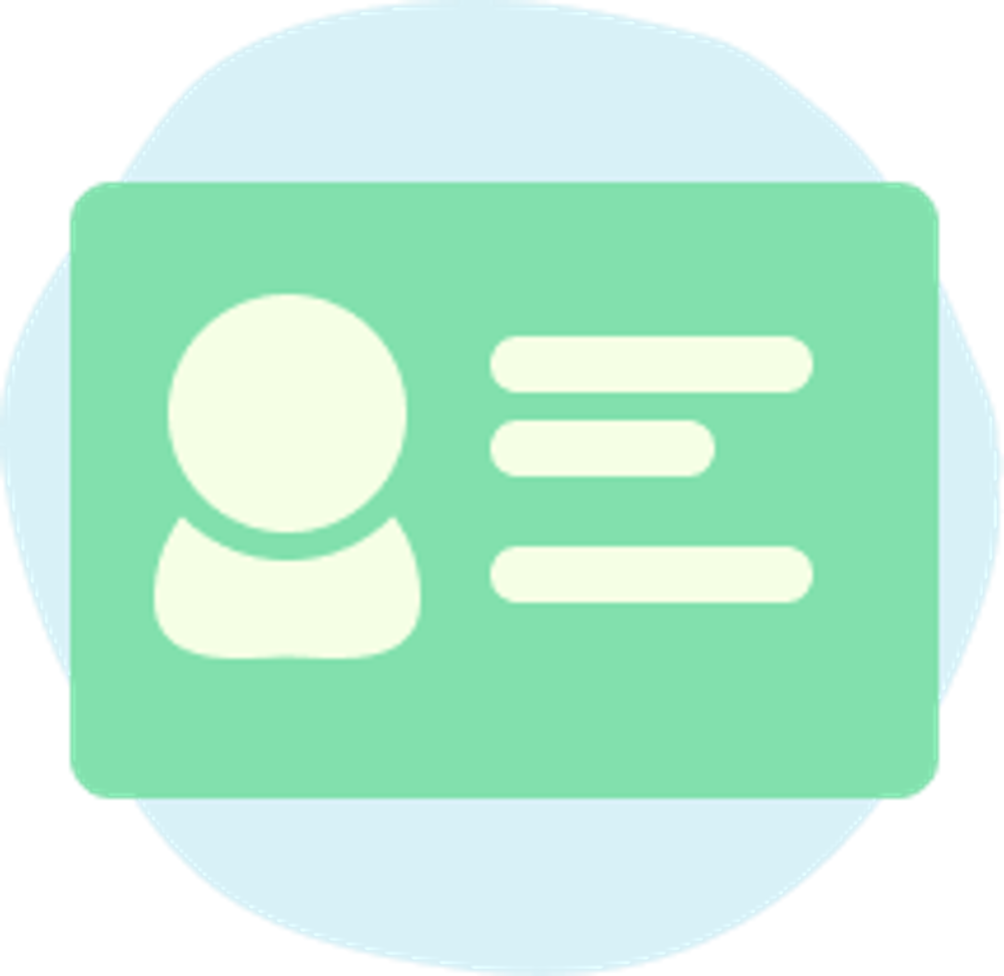 green id card icon