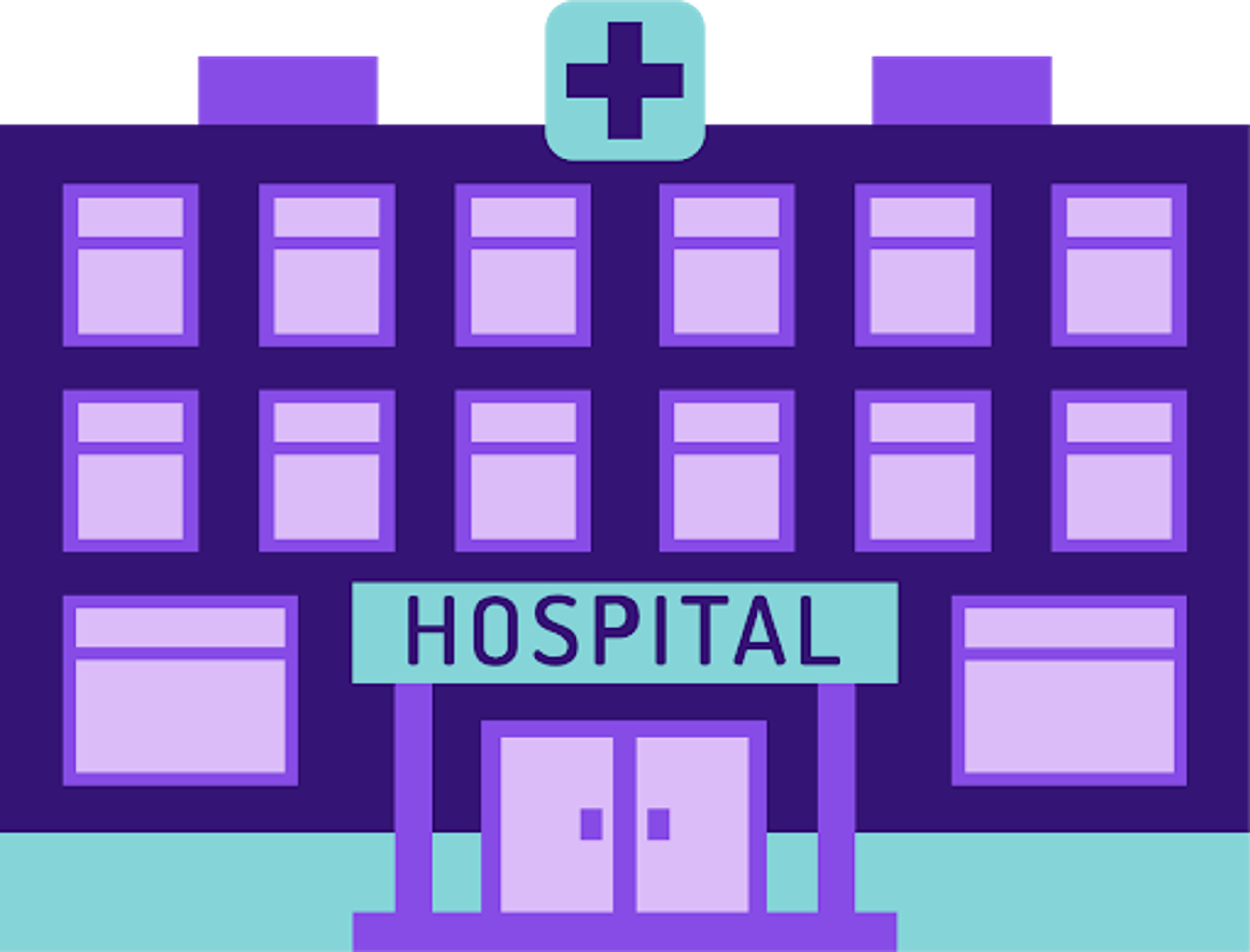 illustration of hospital