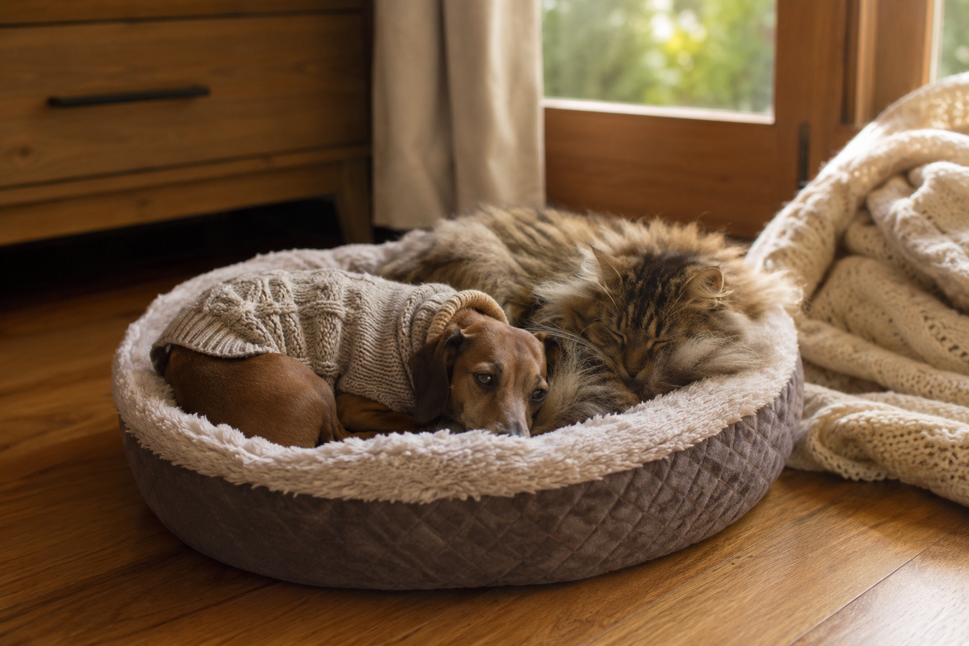 How to keep your dog and cat warm this Australian winter