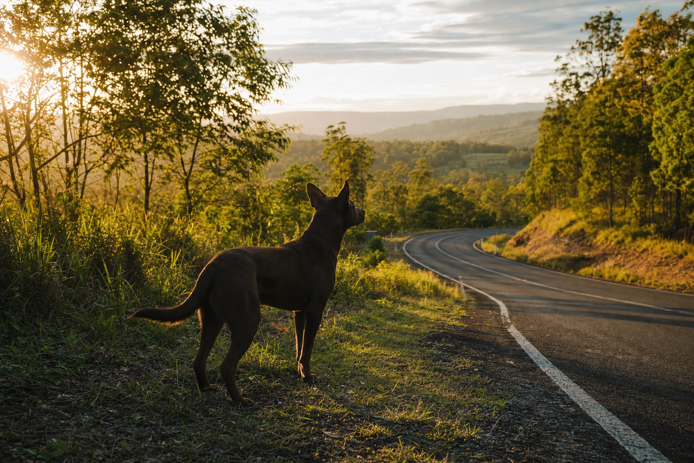 Pet friendly road trips in Queensland