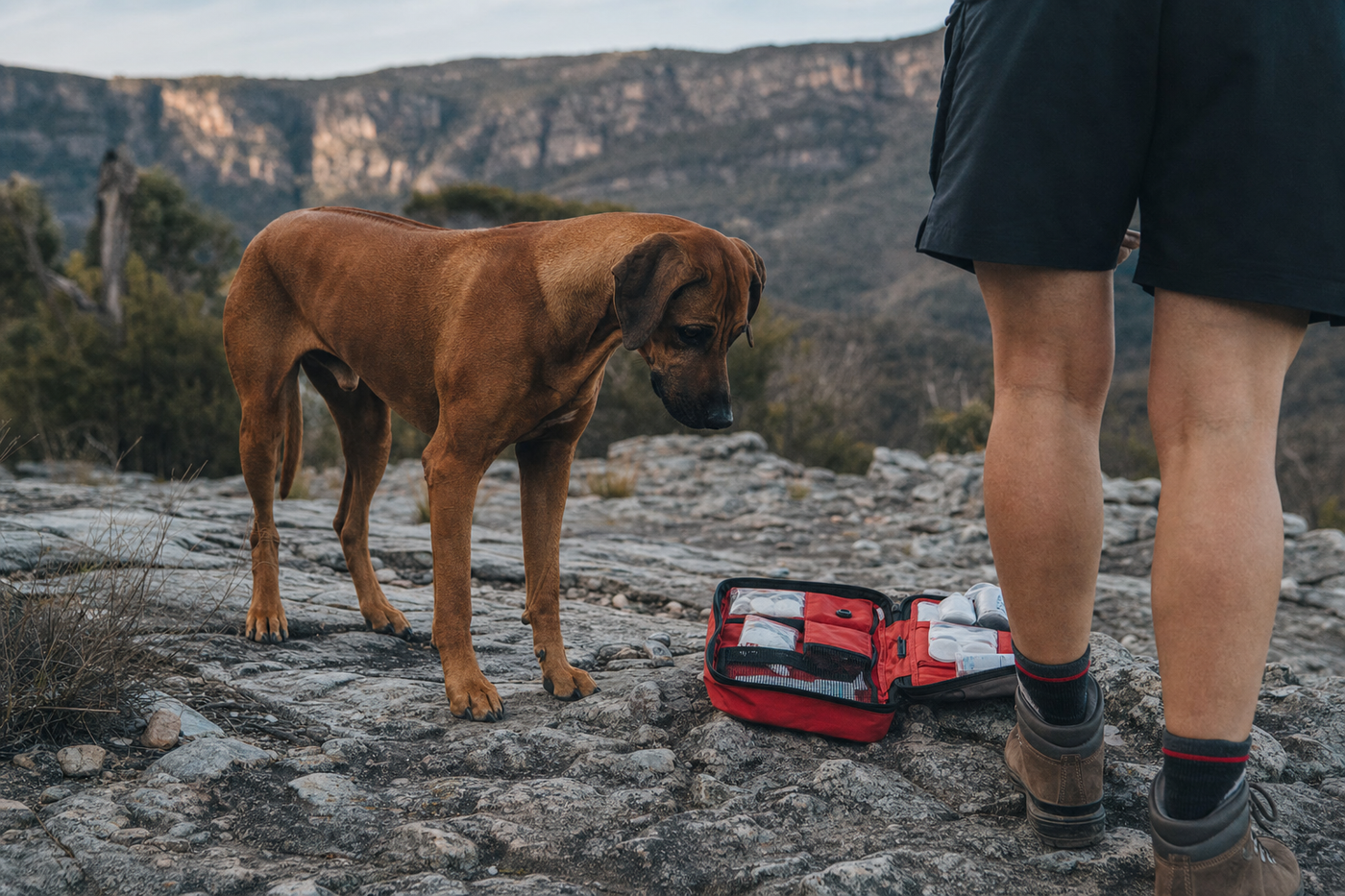 The dog first aid kit for Australian travel