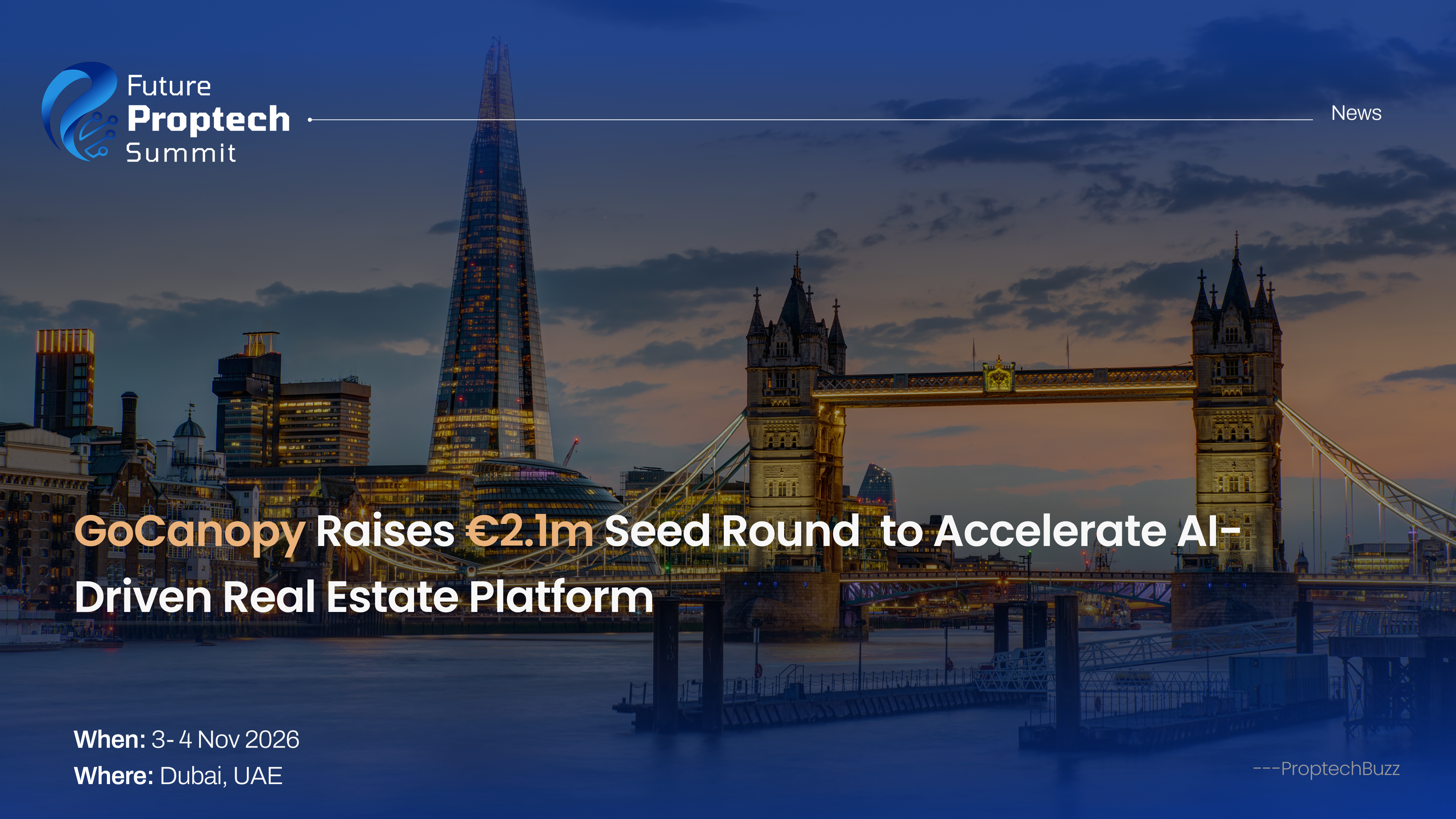 GoCanopy Raises €2.1m Seed Round to Accelerate AI-driven Real Estate Platform