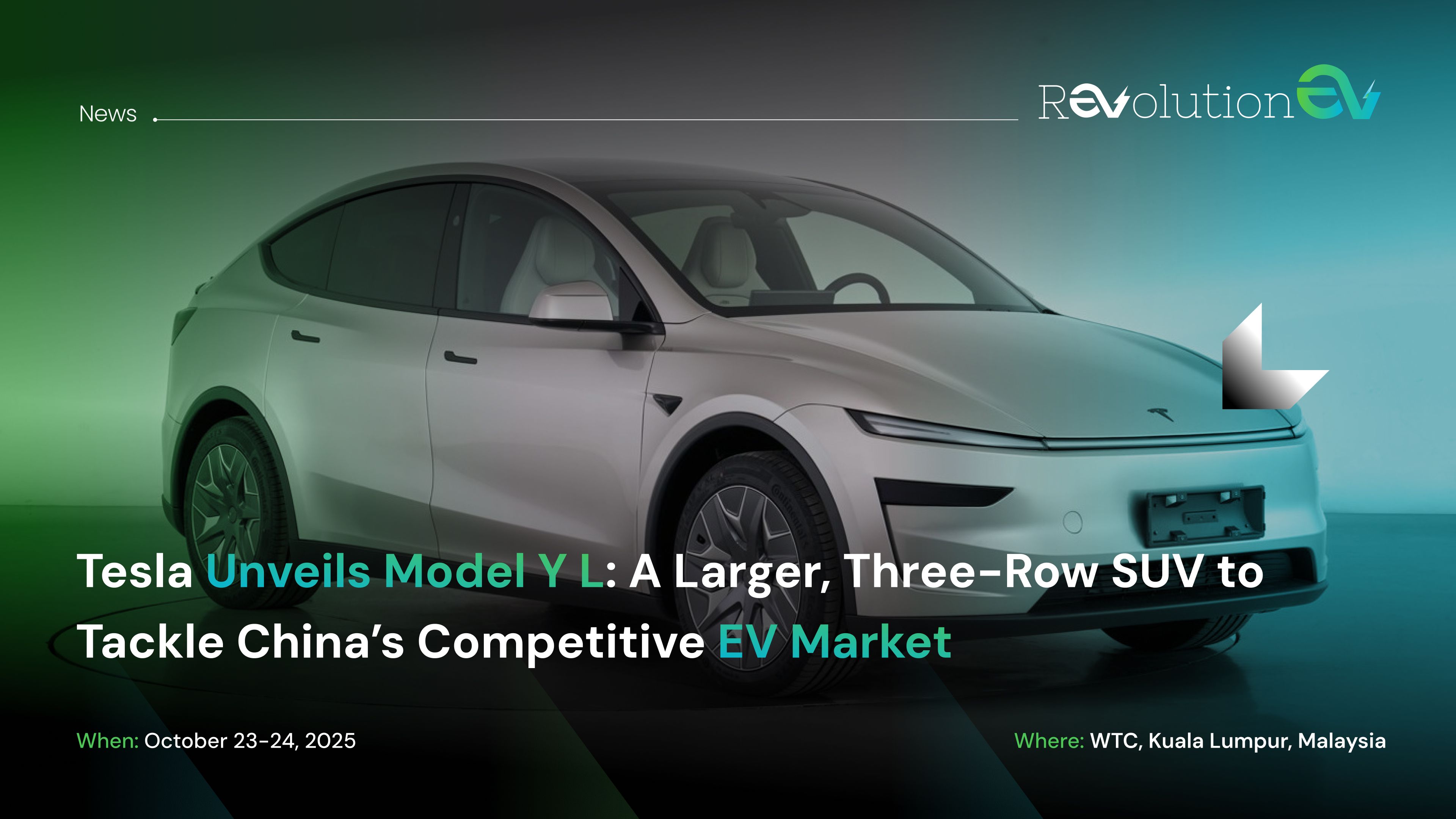 Tesla Unveils Model Y L: A Larger, Three-Row SUV to Tackle China’s Competitive EV Market