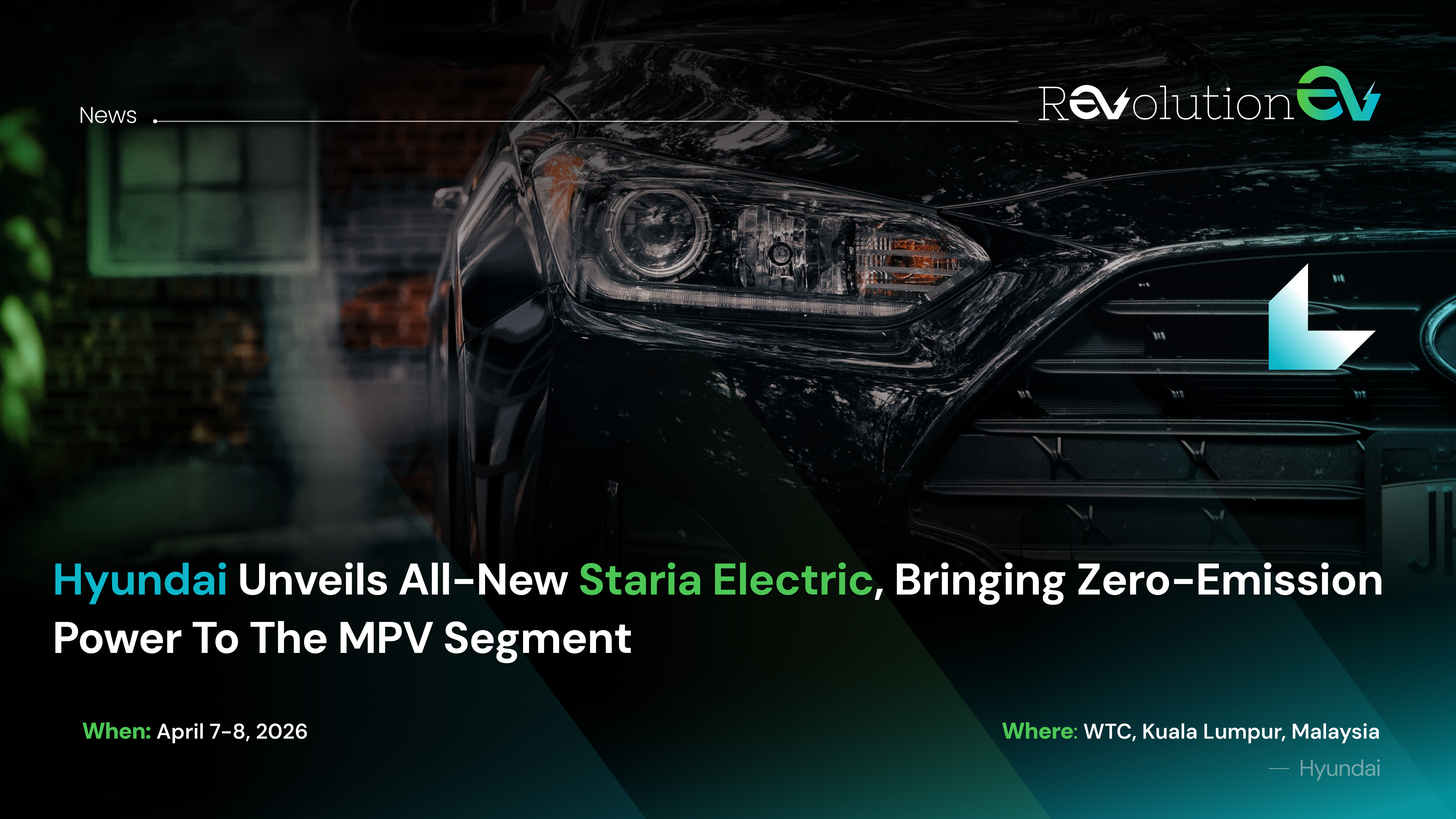 Hyundai Unveils All-New Staria Electric, Bringing Zero-Emission Power to the MPV Segment
