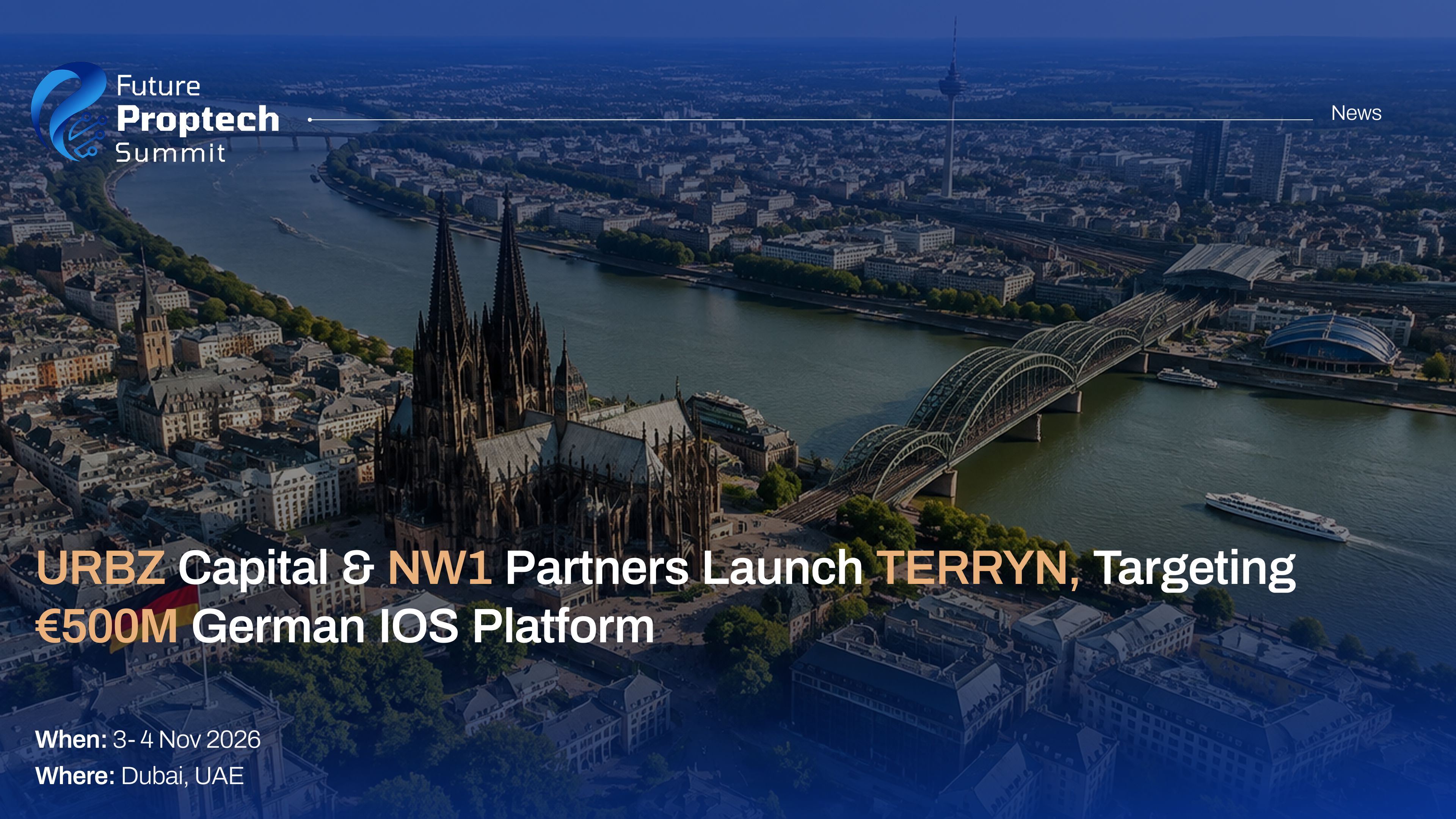 URBZ Capital & NW1 Partners Launch TERRYN, Targeting €500M German IOS Platform