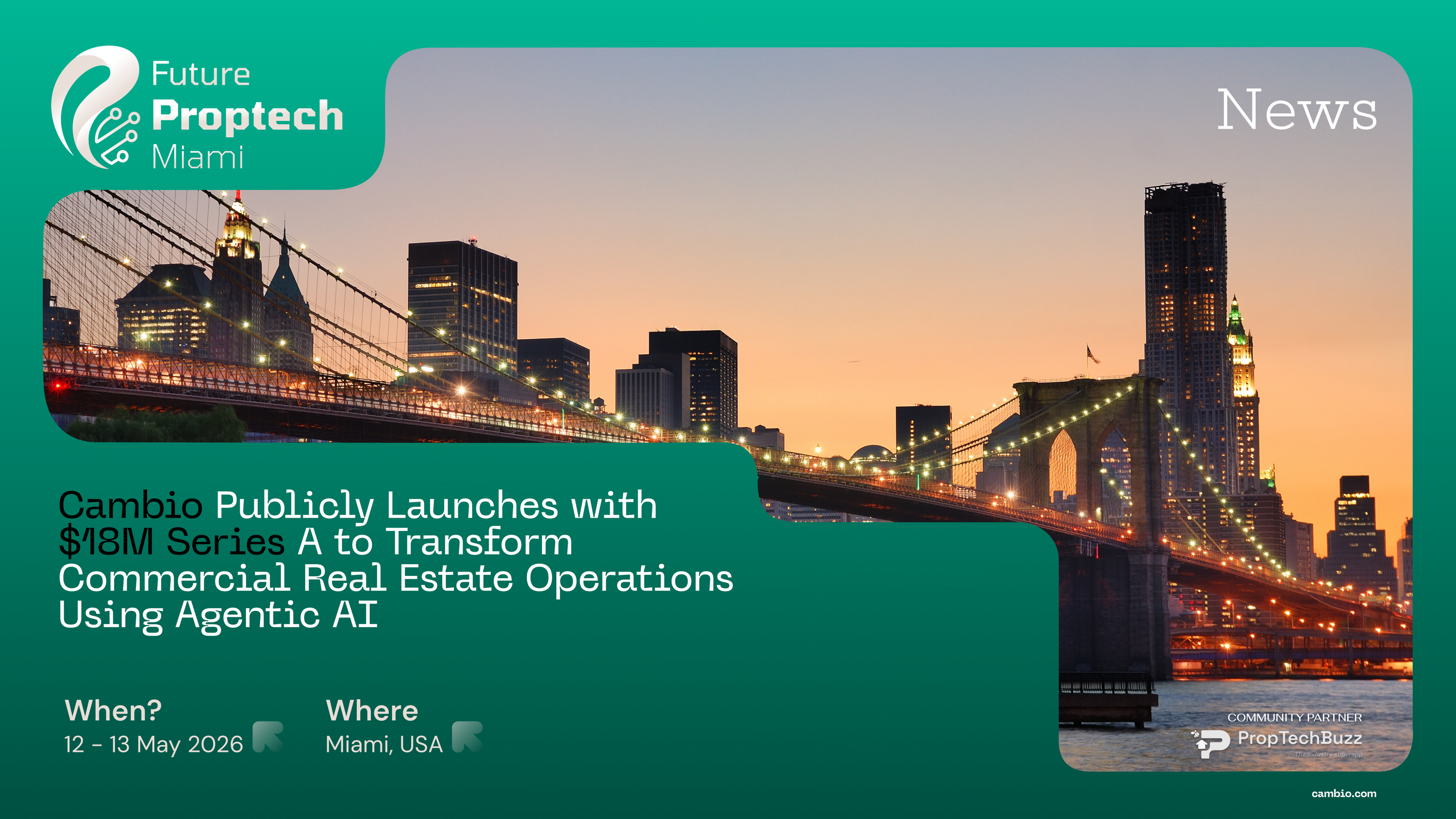 Cambio Publicly Launches with $18M Series A to Transform Commercial Real Estate Operations Using Agentic AI