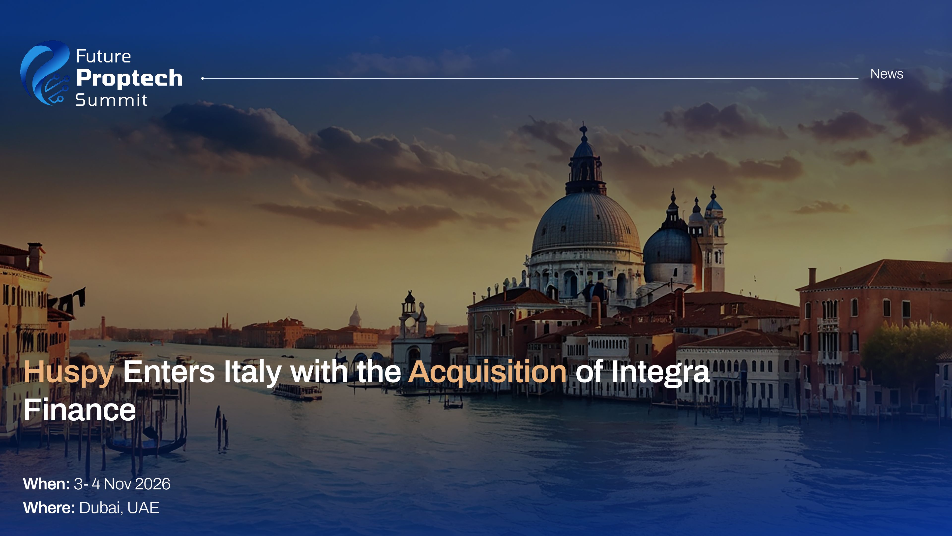 Huspy Enters Italy with the Acquisition of Integra Finance
