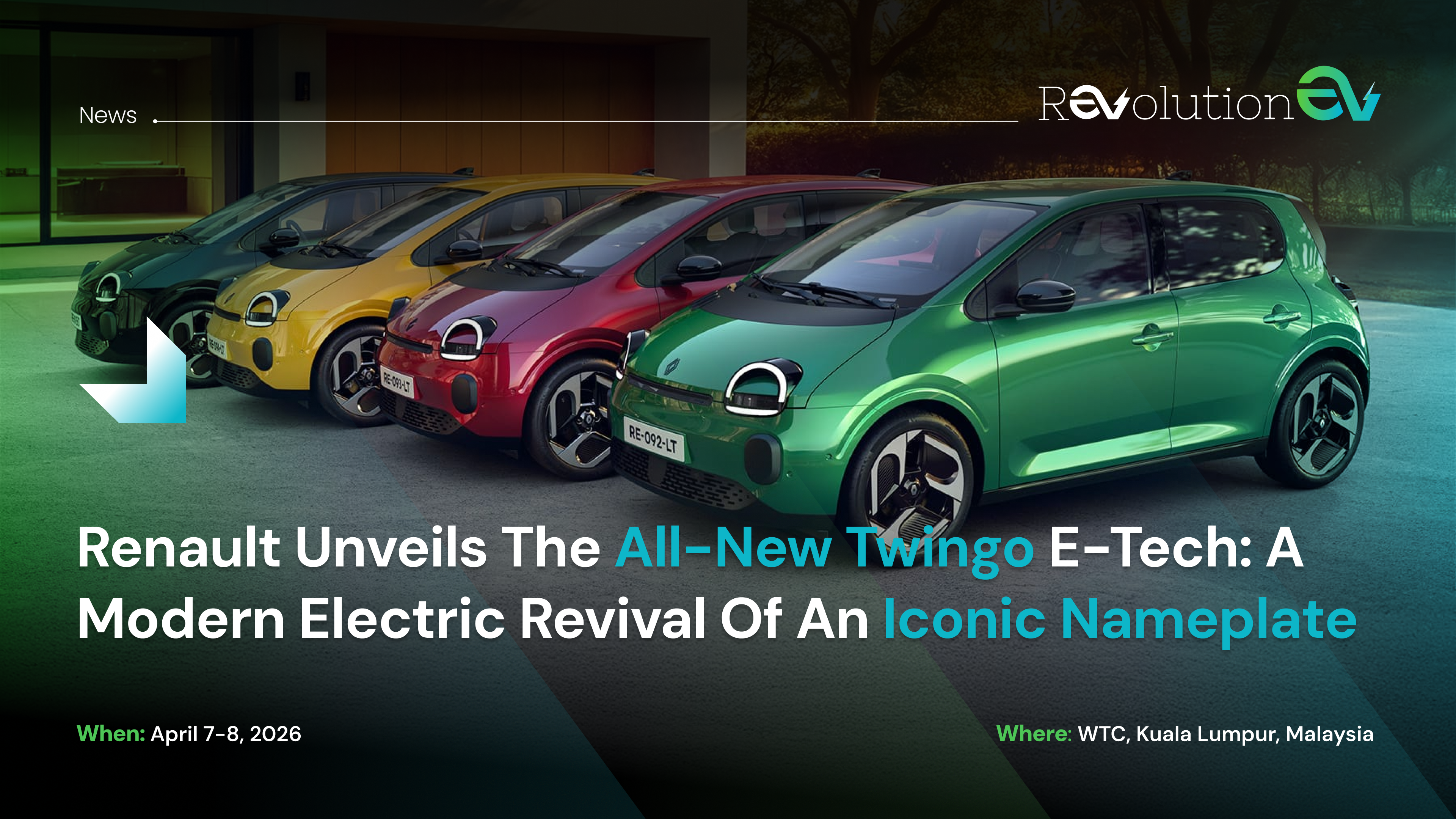 Renault Unveils the All-New Twingo E-Tech: A Modern Electric Revival of an Iconic Nameplate 