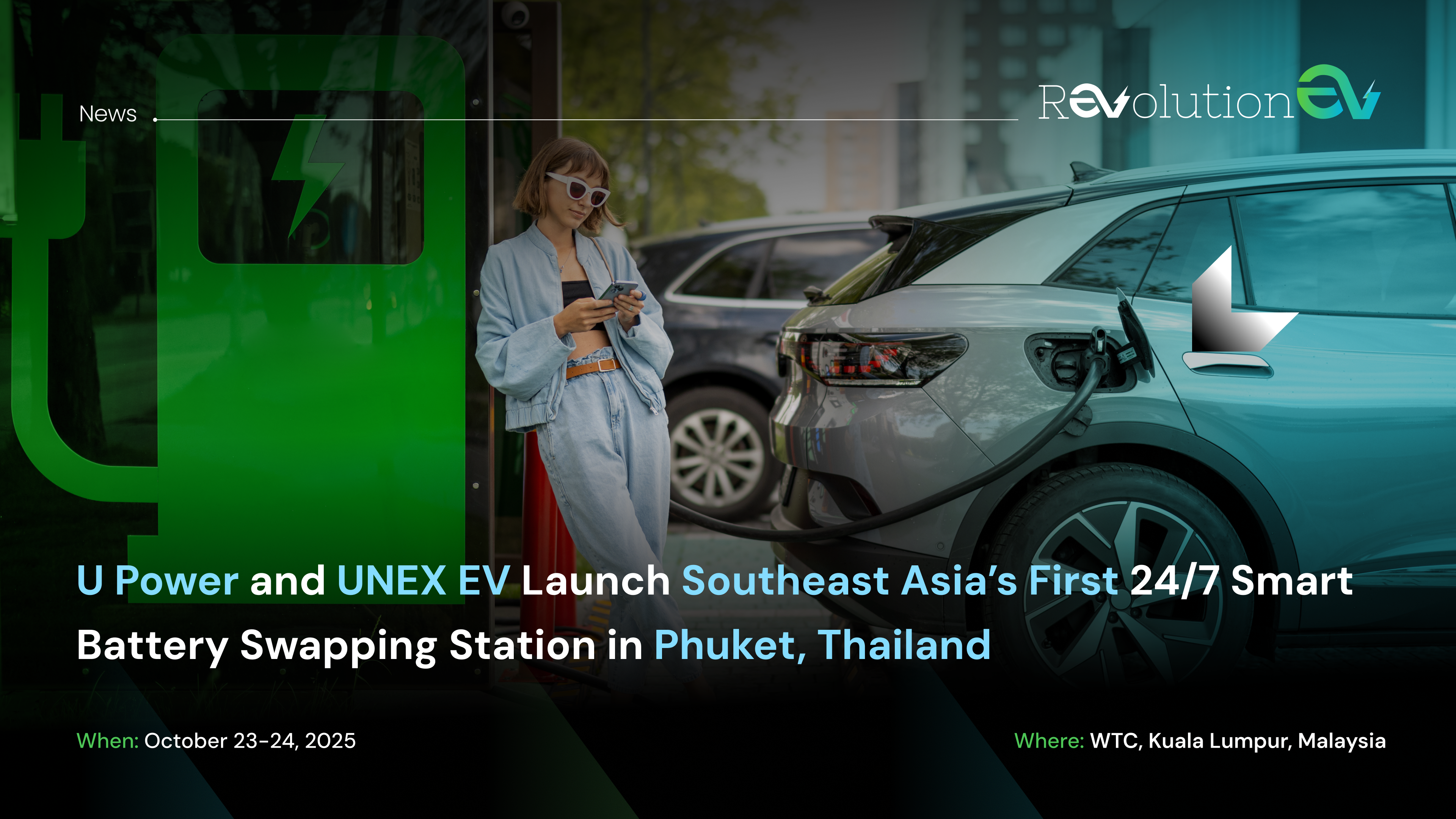 U Power and UNEX EV Launch Southeast Asia’s First 24/7 Smart Battery Swapping Station in Phuket, Thailand