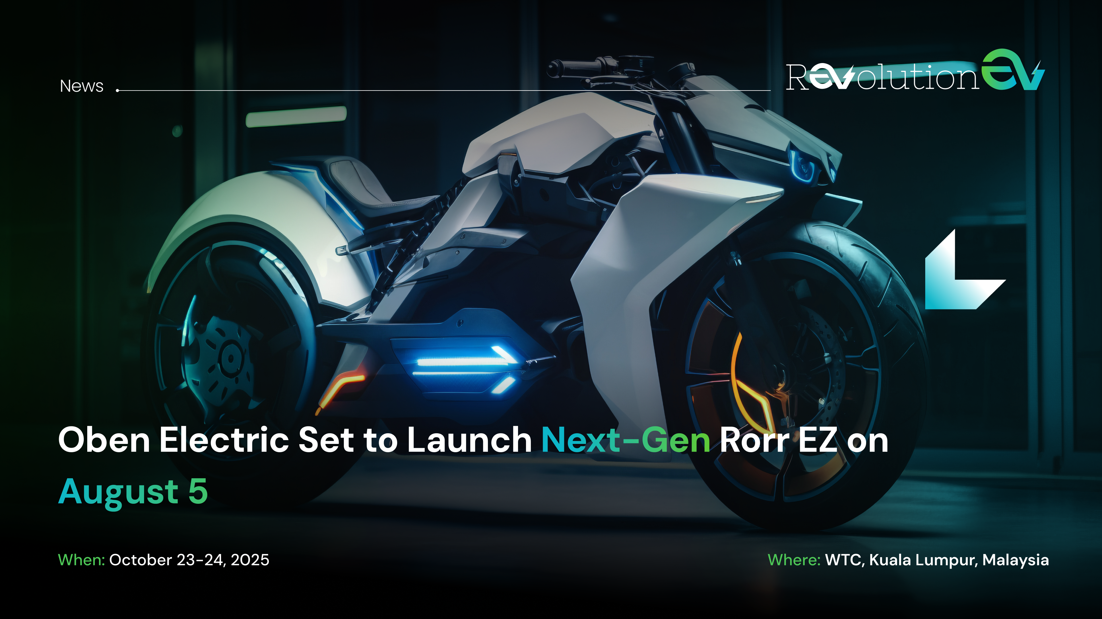 Oben Electric Set to Launch Next-Gen Rorr EZ on August 5