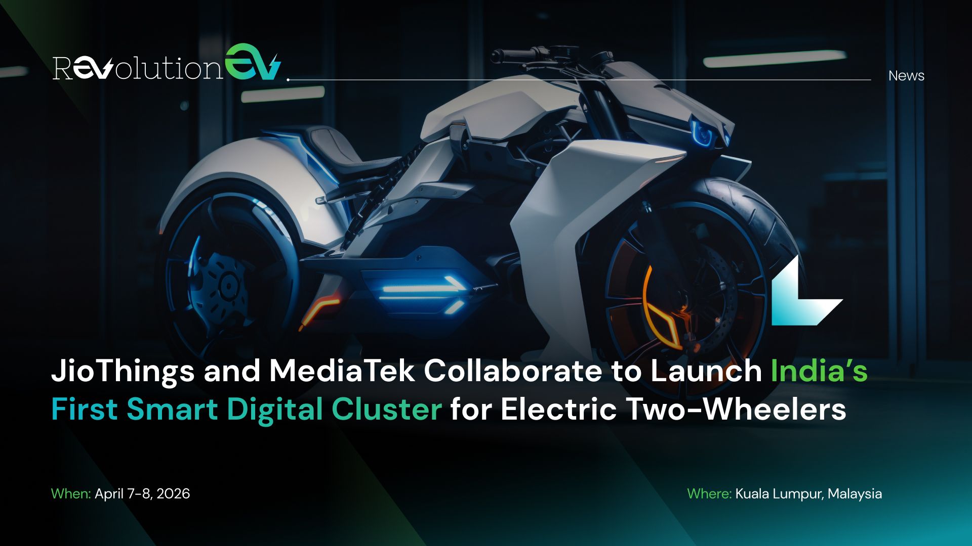 JioThings and MediaTek Collaborate to Launch India’s First Smart Digital Cluster for Electric Two-Wheelers