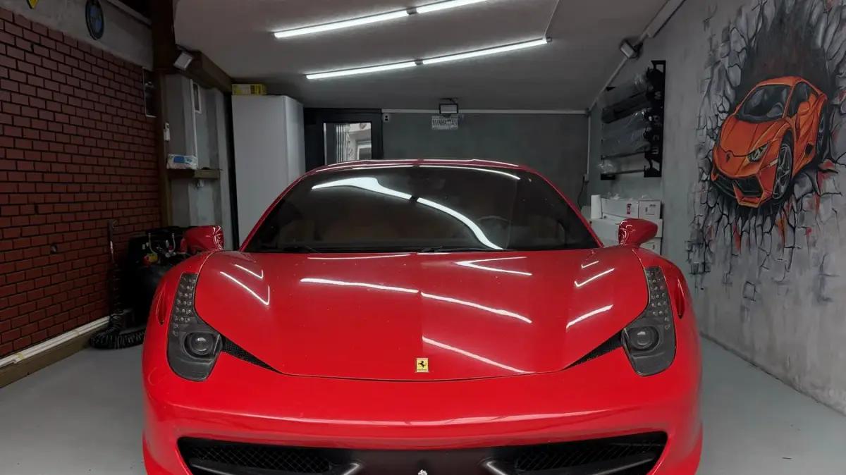 MG Garage atölyesinde teslim öncesi hazırlanan Ferrari 458