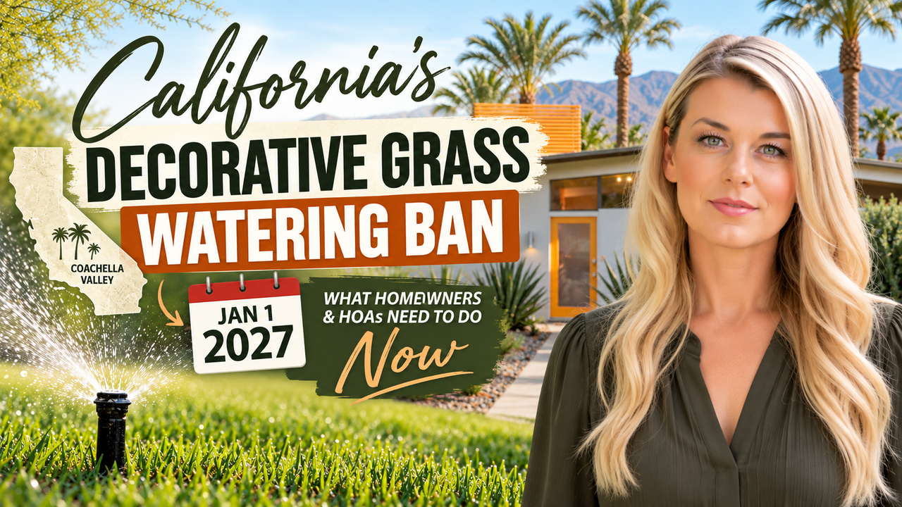 California's Decorative Grass Watering Ban 2027: What Coachella Valley Homeowners and HOAs Need to Do Now