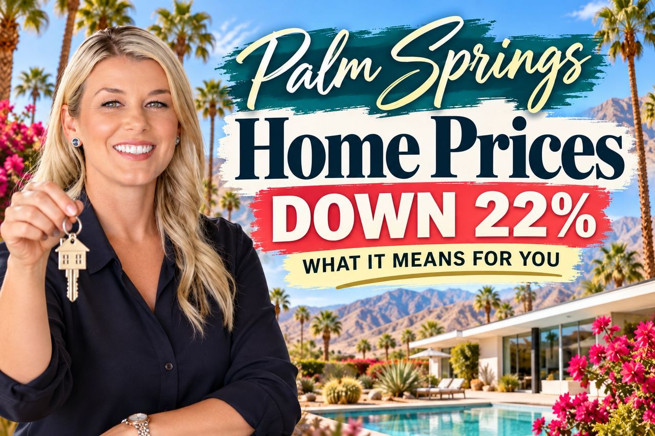 Palm Springs Home Prices Are Down 22% From 2022 — What That Means for Buyers and Sellers Right Now