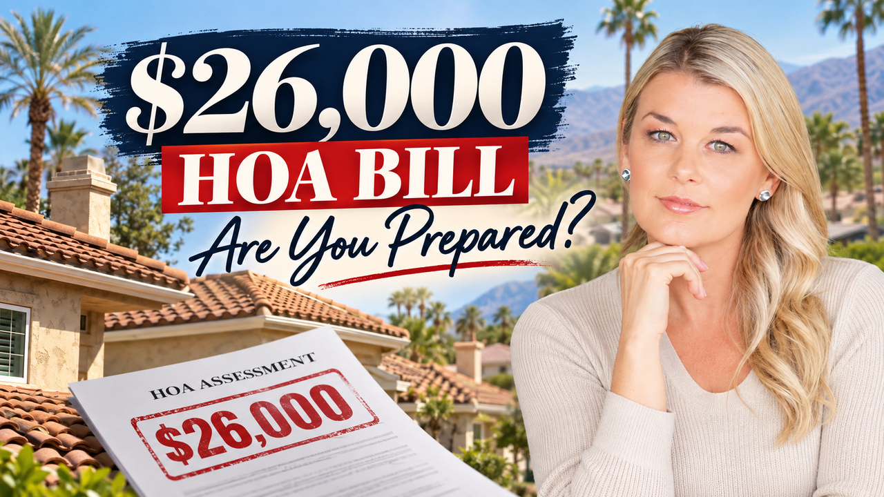 A California HOA Just Hit Owners with $26K Emergency Assessments — How to Protect Yourself in the Coachella Valley