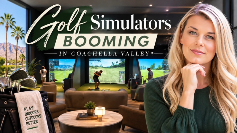 Golf Simulators Are Booming in the Coachella Valley — Why Desert Golfers Are Taking Their Game Indoors