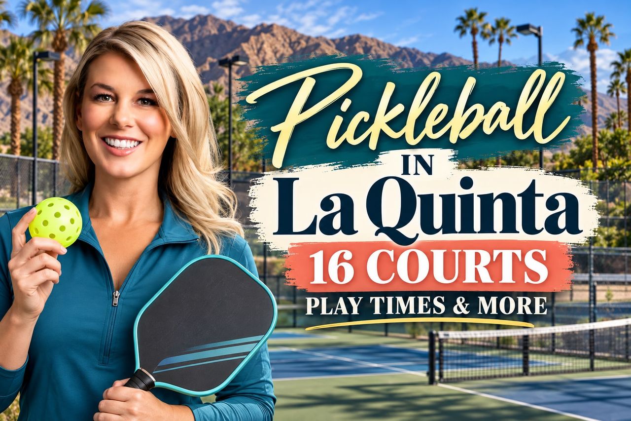 Fritz Burns Park Pickleball in La Quinta: 16 Courts, Play Times, and What Active Buyers Should Know