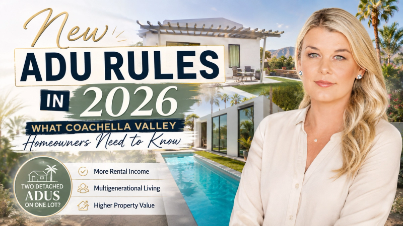 New ADU Rules in 2026: Can Coachella Valley Homeowners Now Build Two Detached Units?