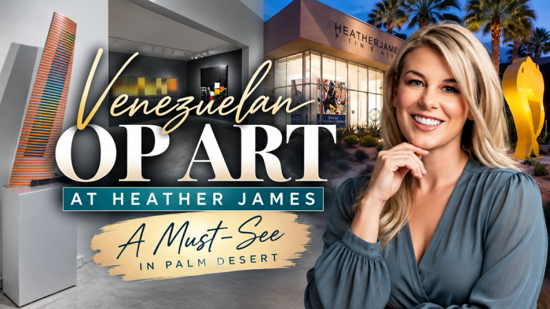 Venezuelan Op Art Takes Over Heather James Fine Art in Palm Desert — A Must-See Exhibition
