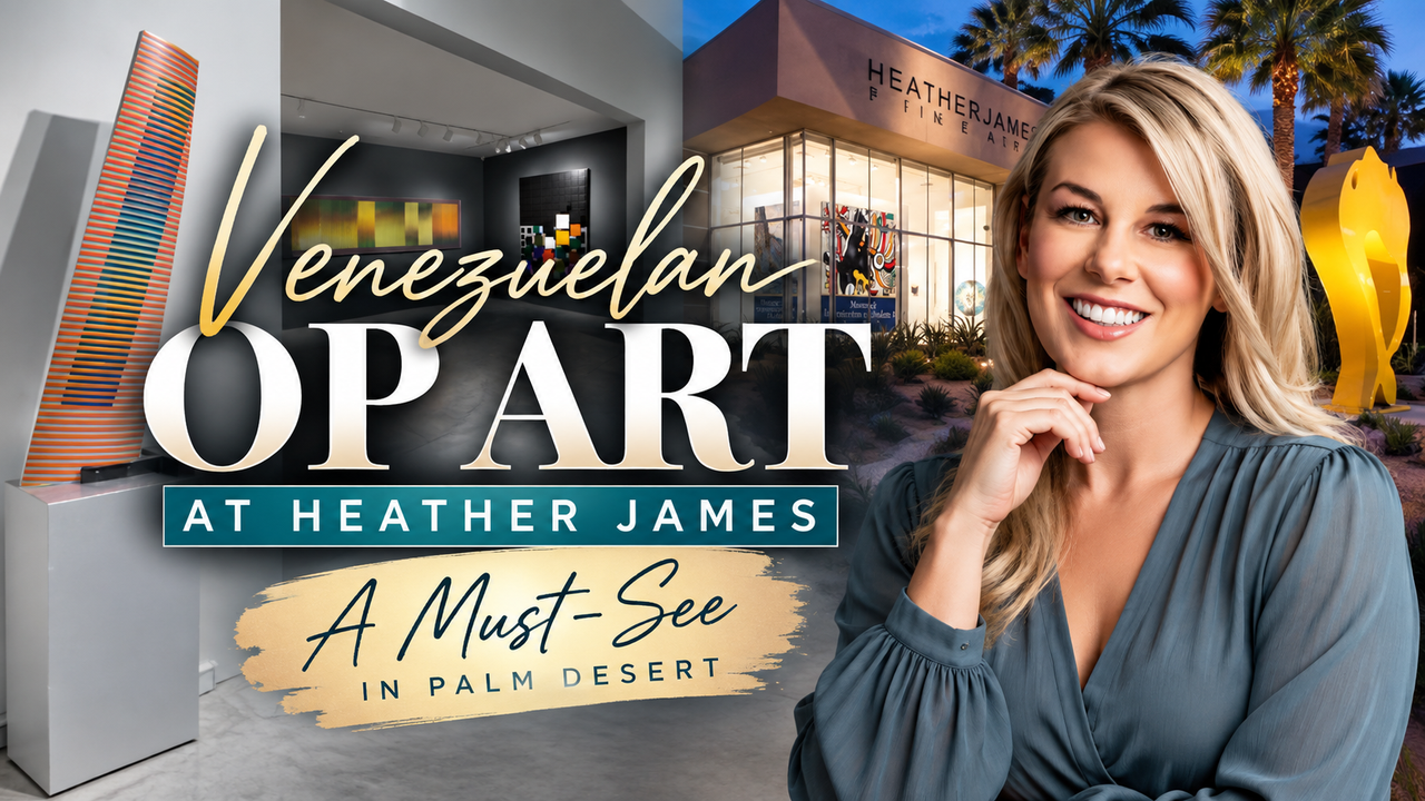 Venezuelan Op Art Takes Over Heather James Fine Art in Palm Desert — A Must-See Exhibition