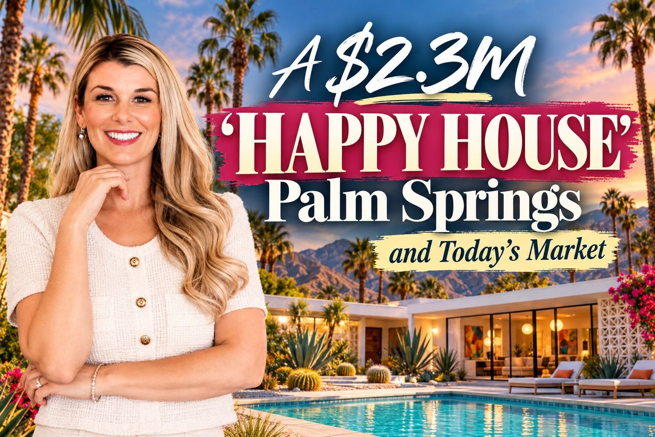Inside the $2.3M 'Happy House': What a 1950s Palm Springs Listing Tells Us About Today's Market