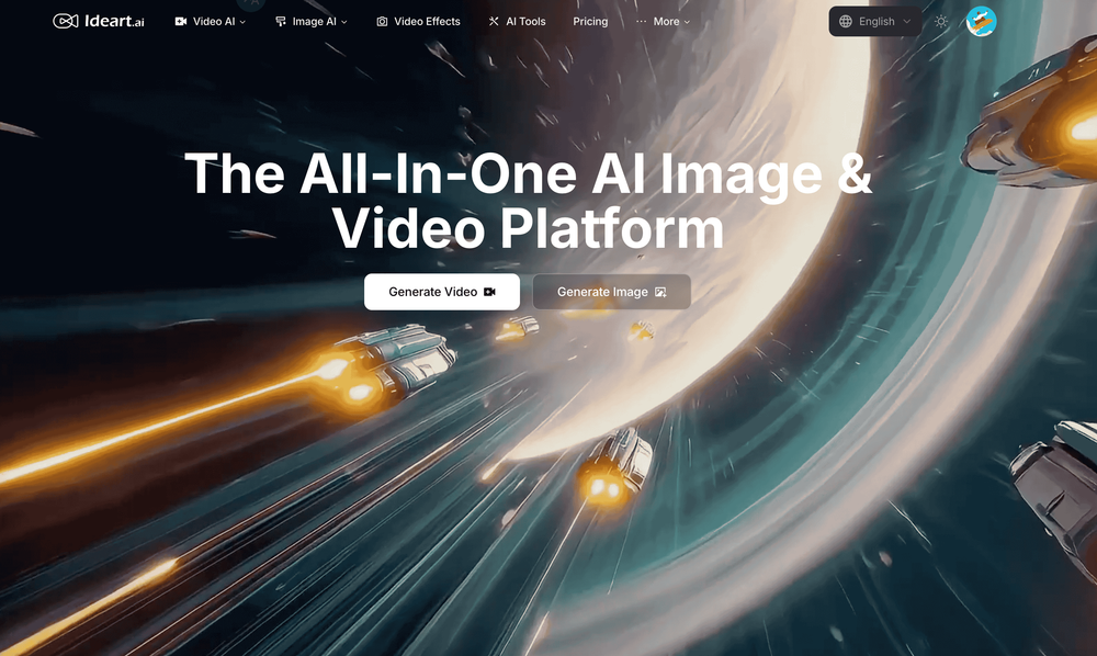 Screenshot of Ideart AI