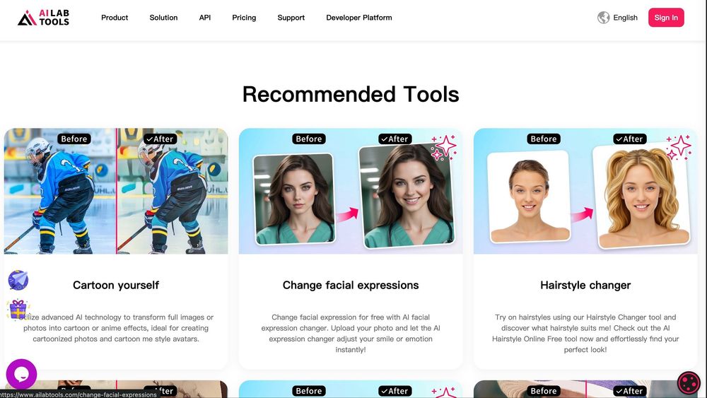 Screenshot of AILab Tools
