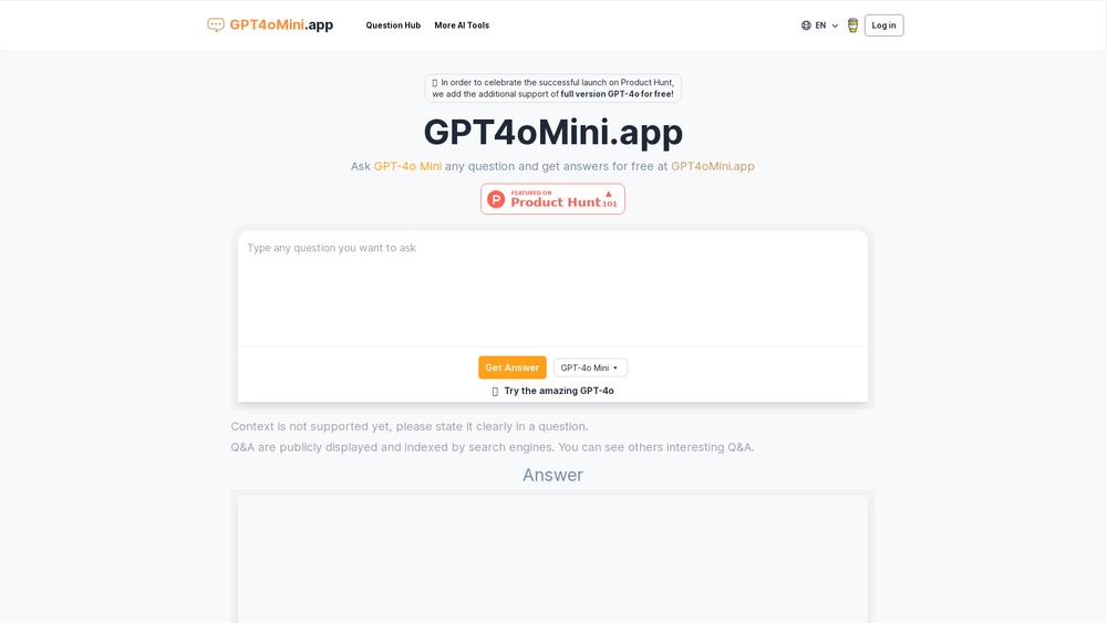 Screenshot of GPT4oMini