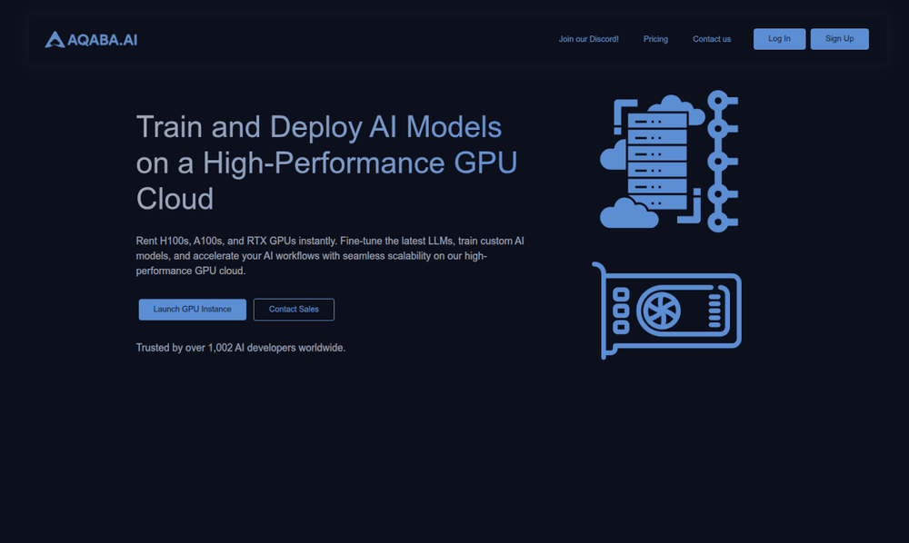 Screenshot of Aqaba.ai 