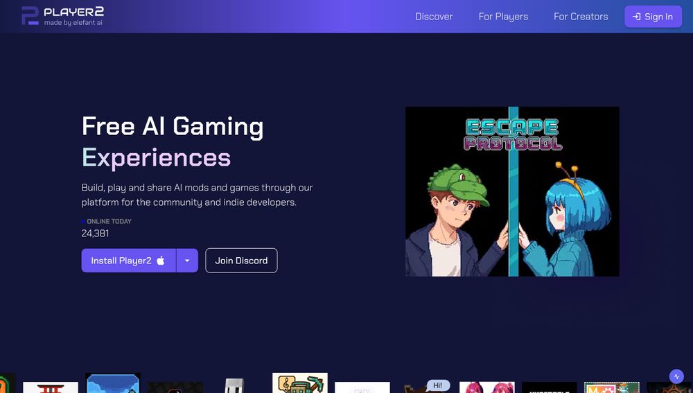 Screenshot of Player2