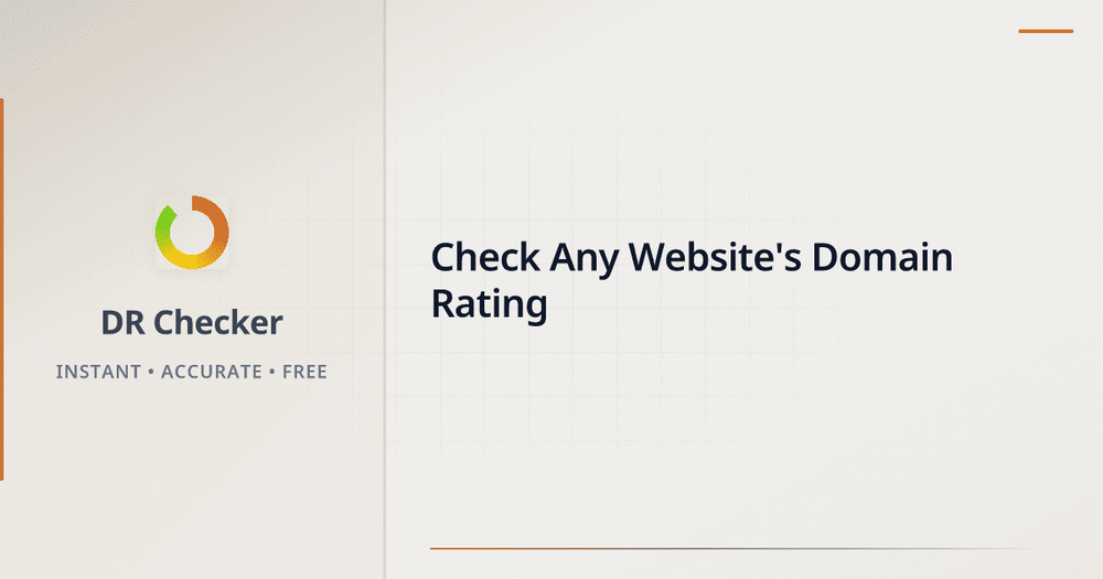 Screenshot of DR Checker