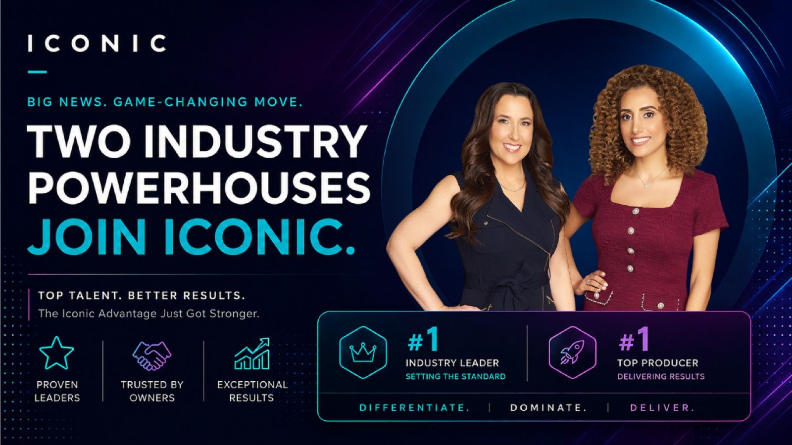 Adrianna Smith and Lana Hout, Executive M&A Advisors at Iconic