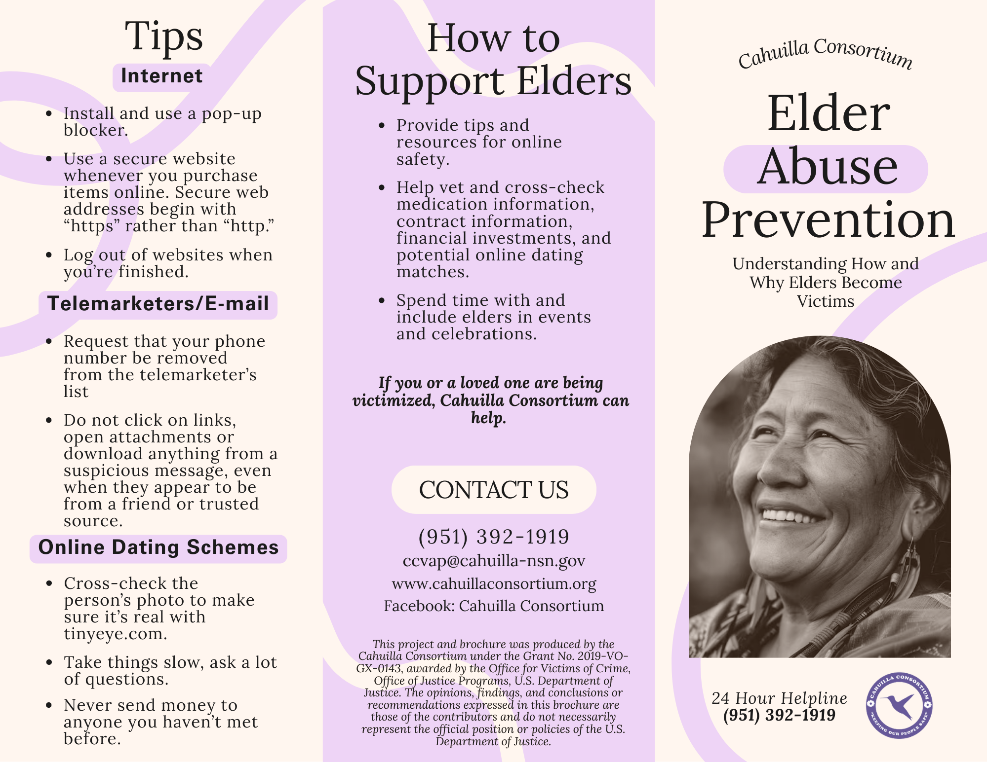 Elder Abuse Brochure