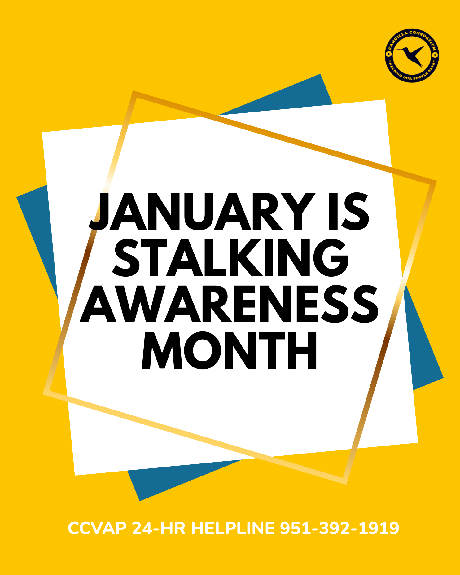 January is Stalking Awareness Month