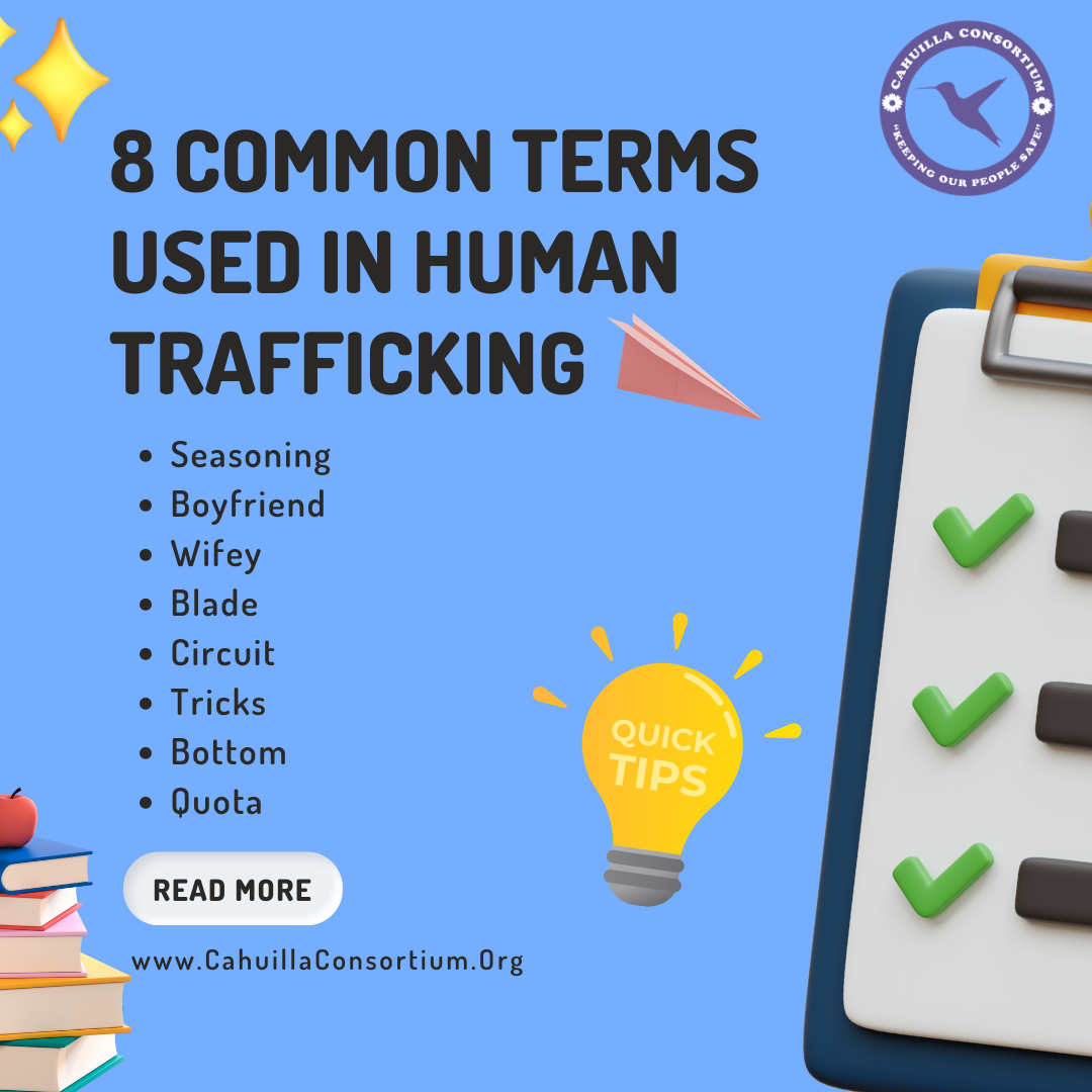 Common Human Trafficking Terms