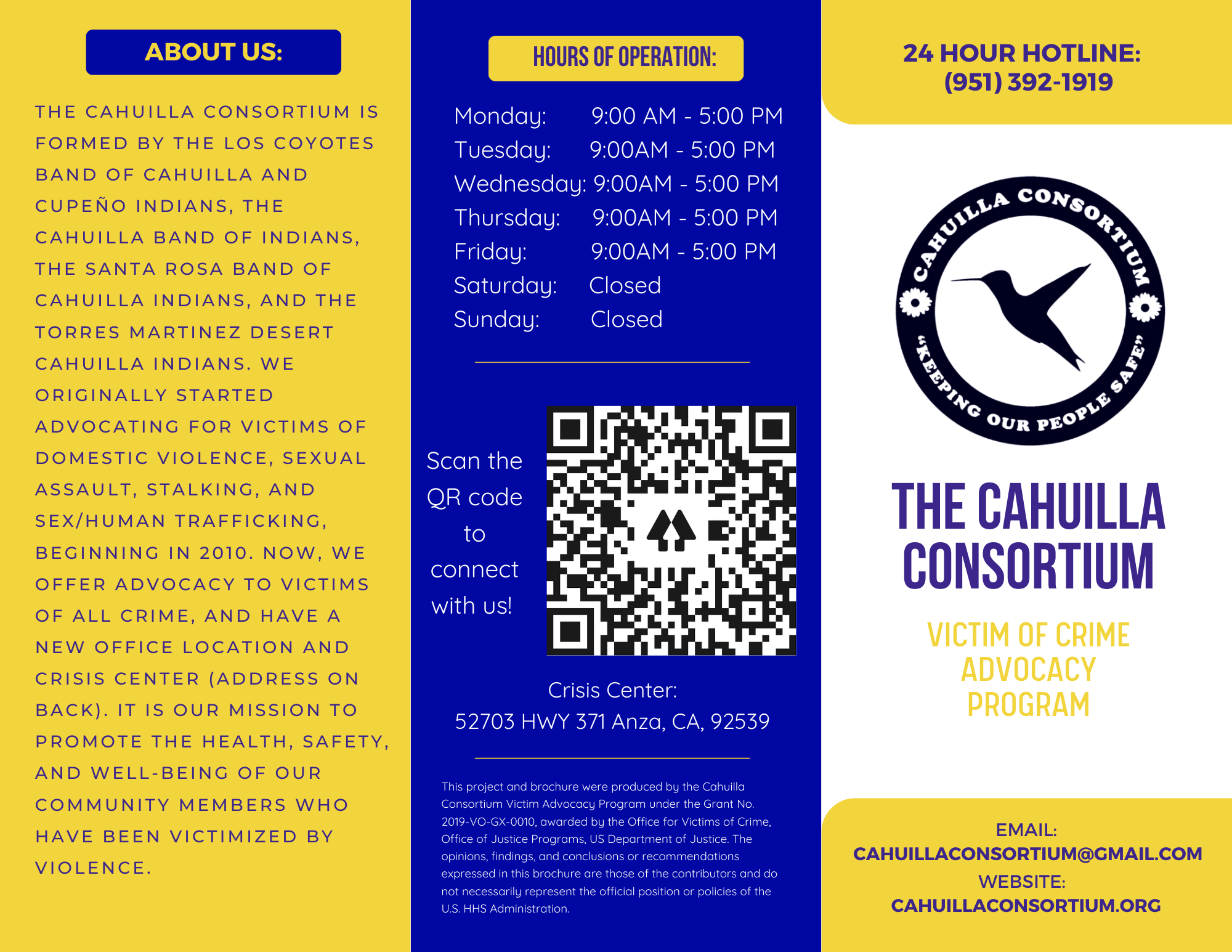 Victim of Crime Brochure