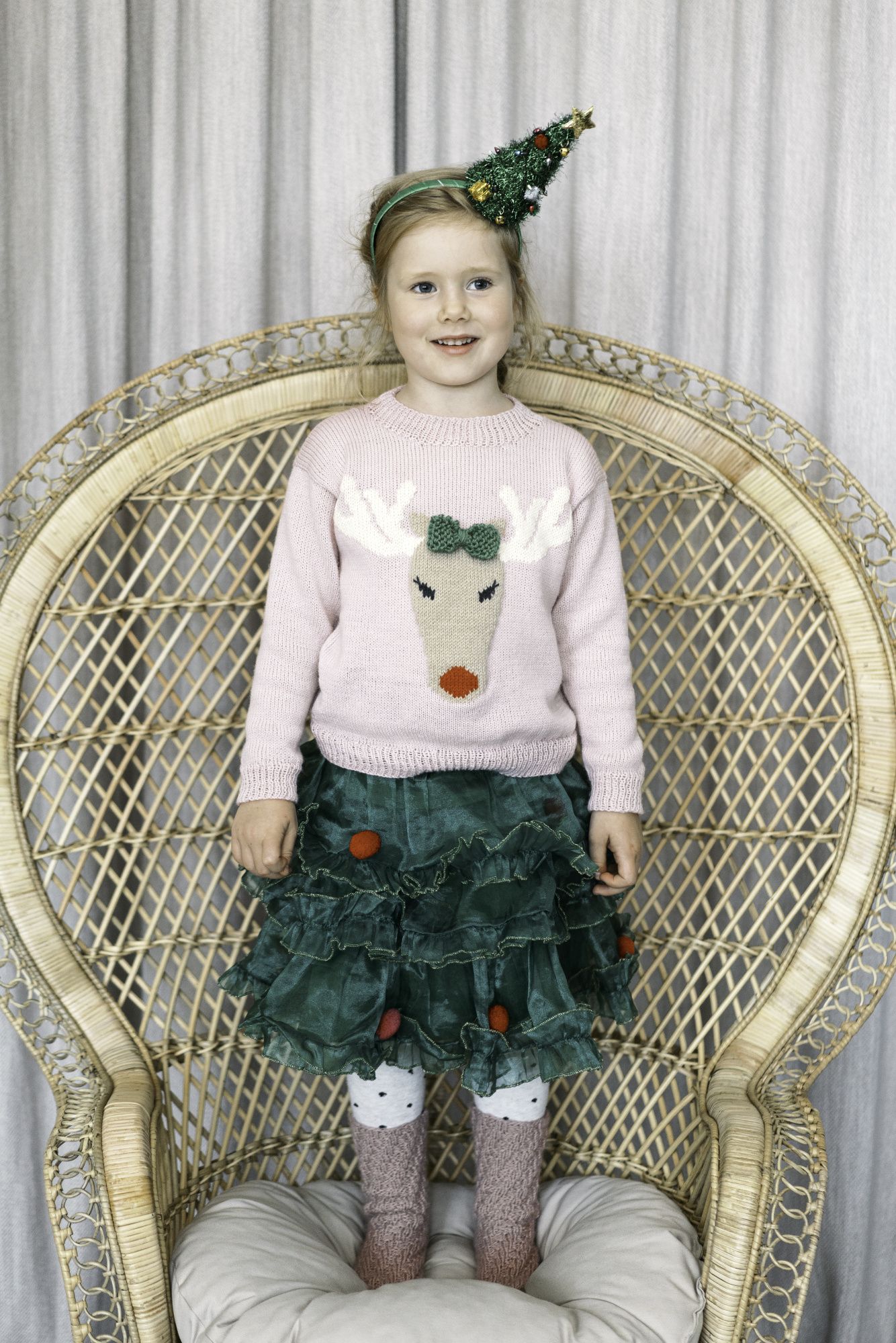 Children's Reindeer sweater Novita Venla Example 2